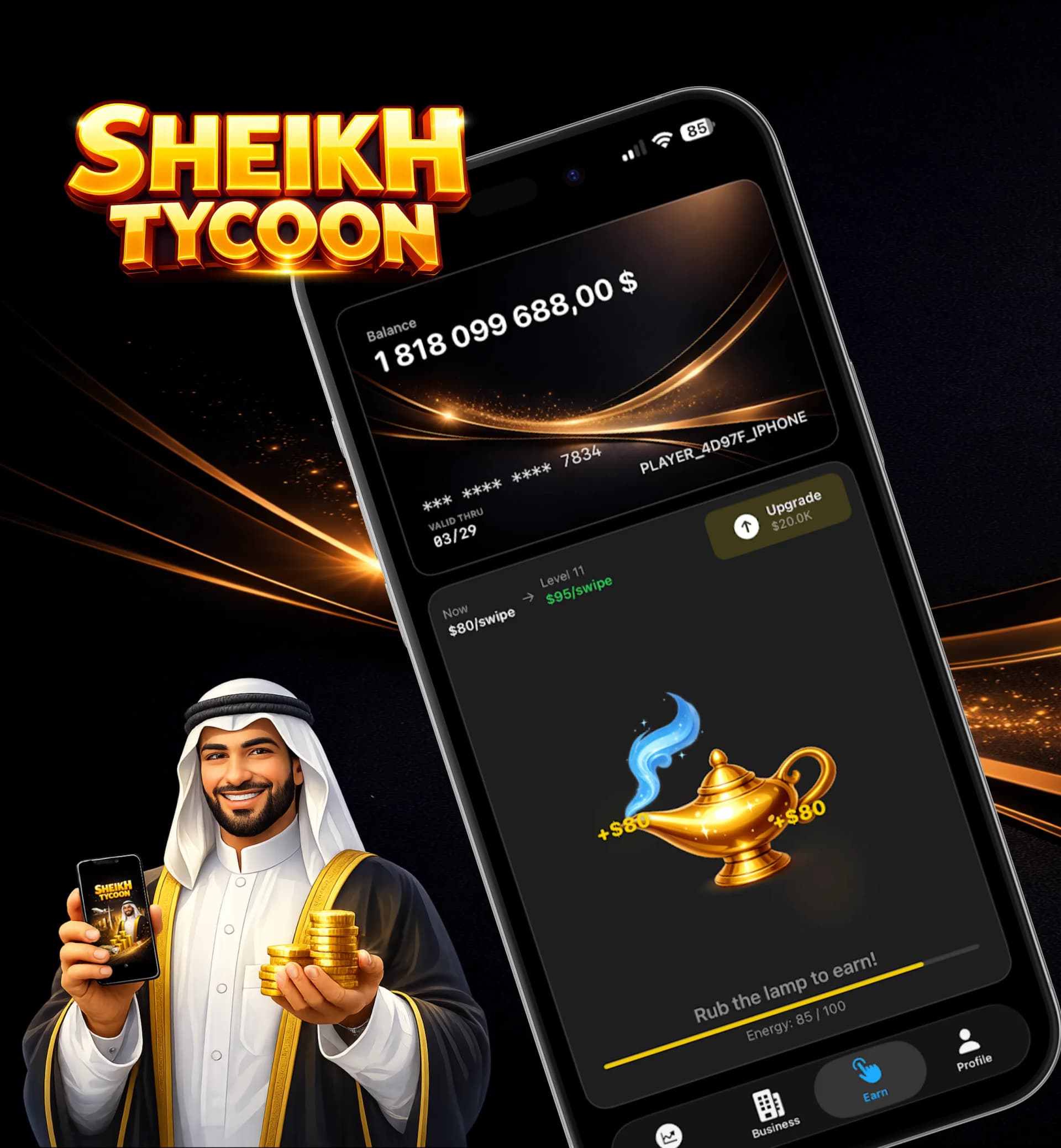 Sheikh Tycoon gameplay preview